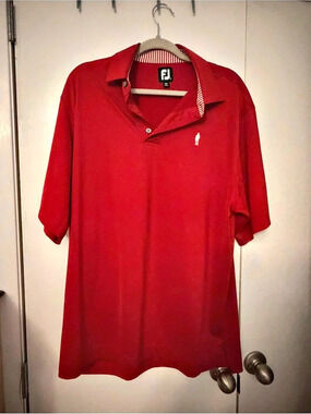FJ Red Polo Shirt Like New